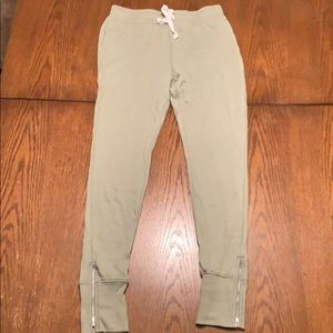 Olive green joggers